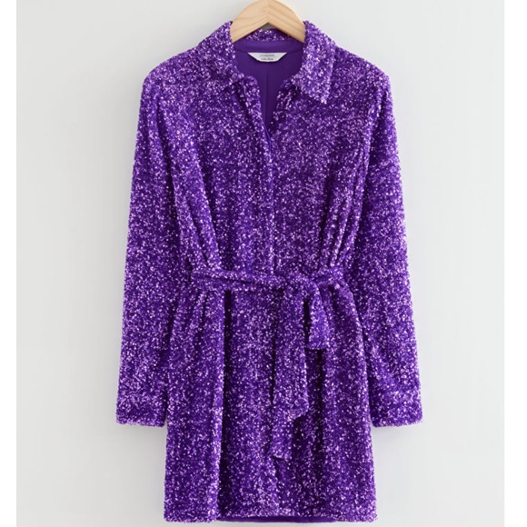Speak Now Purple Sequin Dress - Perfect for Eras Tour! - Picture 1 of 5